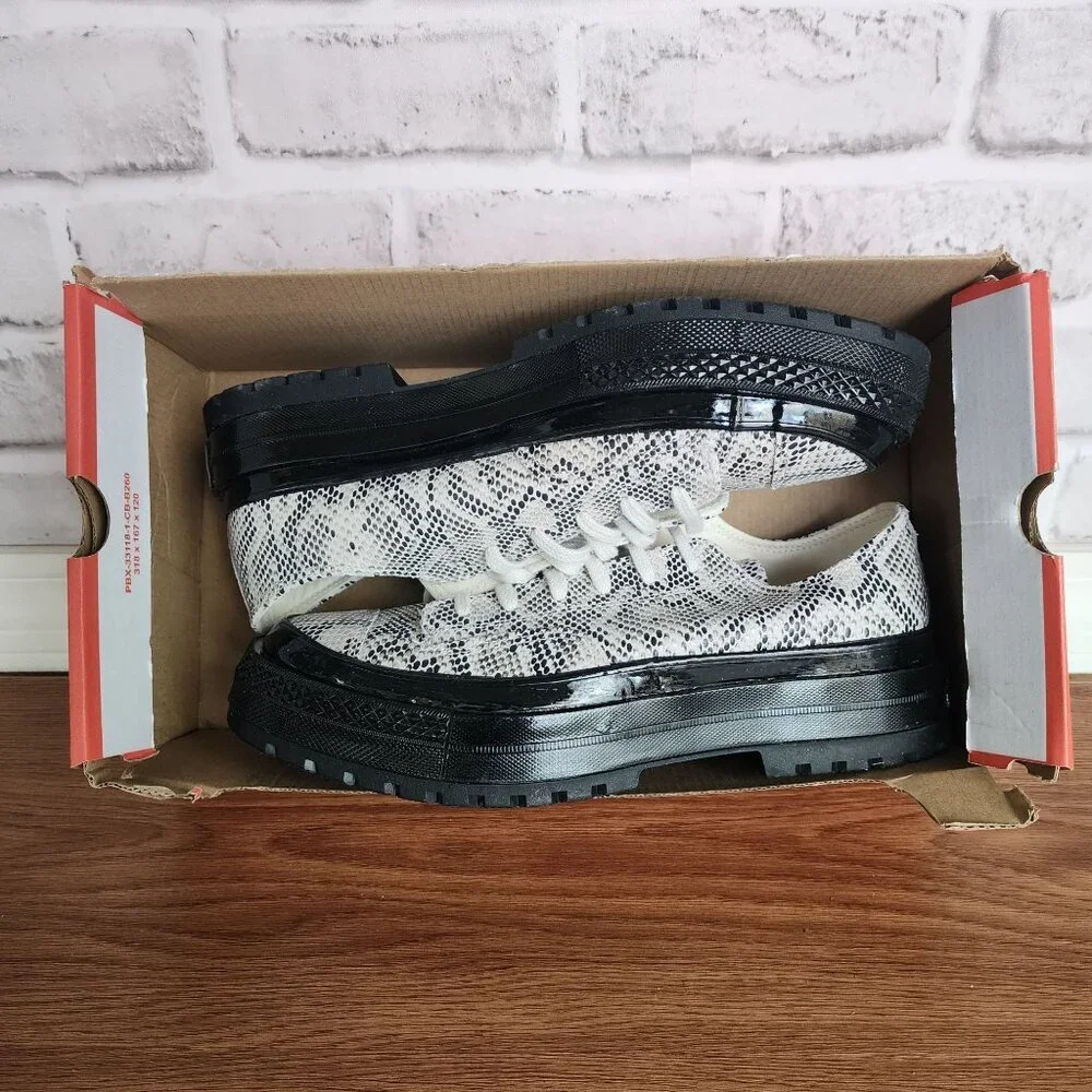 ⭐Converse Chuck 70 National Suede Snake Print Platform Sz 8 Womens Shoes A15045C - Picture 12 of 15